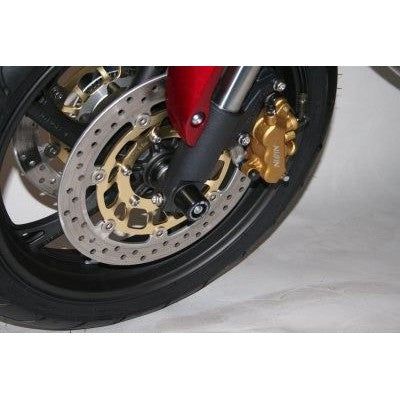 Load image into Gallery viewer, R&amp;G Racing Black Fork Protectors For 2006-2007 Honda CB600F 599 Hornet
