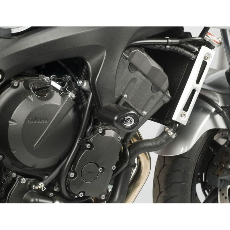 Load image into Gallery viewer, R&amp;G Racing Black Aero Style Crash Protection Bobbins For 2004-2008 Yamaha FZ6
