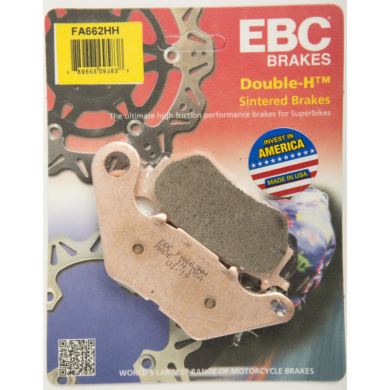 Load image into Gallery viewer, EBC 1 Pair Sintered HH Race Formula Brake Pads MPN FA662HH
