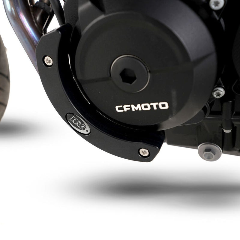 Load image into Gallery viewer, R&amp;G Racing Black Engine Case Sliders LHS For 2023-2024 CF-Moto 800NK Sport
