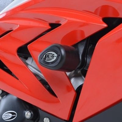 Load image into Gallery viewer, R&amp;G Racing White Aero Style Crash Protectors For 2015-2018 BMW S1000RR CP0382WH
