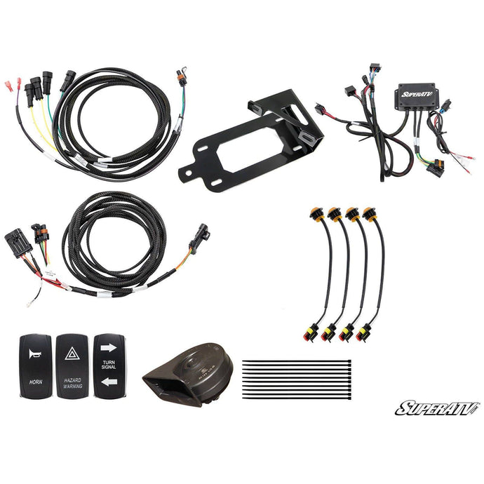 SuperATV Kawasaki Teryx 4 Plug & Play Turn Signal Kit TSK-K-TRX4-004