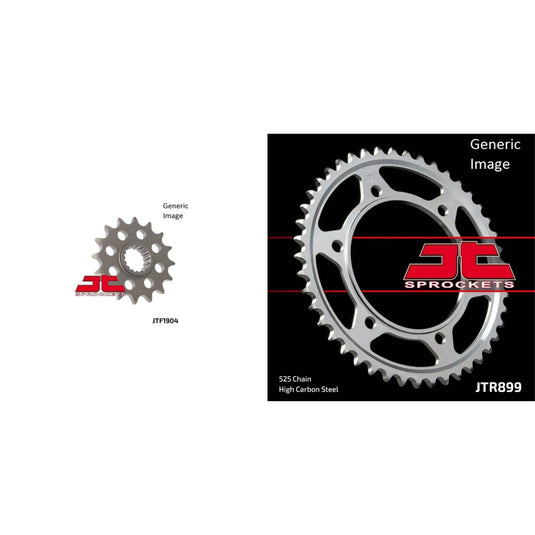 Front and Rear Steel Sprocket Kit for OffRoad KTM 990 ADV/ADV S 2005-2009