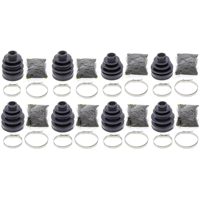 Complete Front & Rear Inner & Outer CV Boot Repair Kit Yamaha YFM550 Grizzly 14