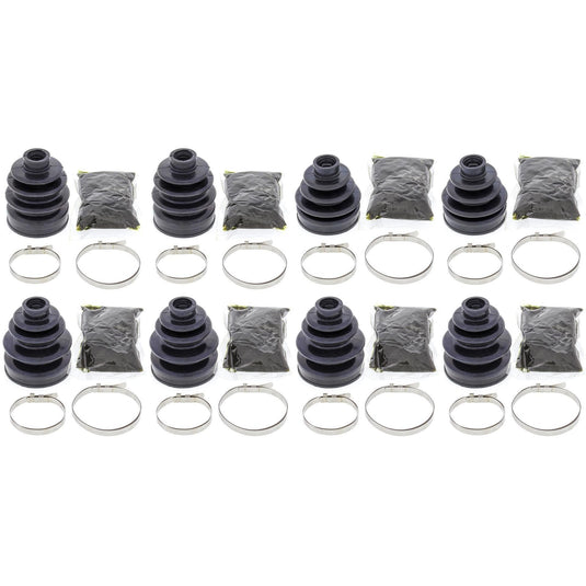 Complete Front & Rear Inner & Outer CV Boot Repair Kit Yamaha YFM550 Grizzly 14