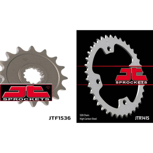 Front & Rear Sprocket Kit KSF450 B8,B9F,BAF,BBF,BCS,BDF,BEF-KFX450 R 08-14