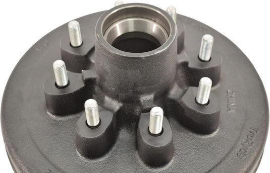 8-Bolt on 6-1/2 Inch Bolt Circle - 12 Inch Hub/Drum With Electric Brake Assembly - Drivers Side