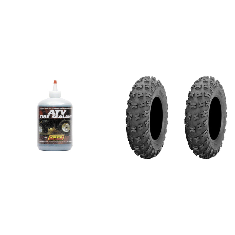 Load image into Gallery viewer, Set of 2 Holeshot ATR Radial Front/Rear Tires 25x10R-12 6-ply with Sealant
