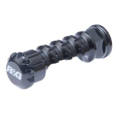 Load image into Gallery viewer, R&amp;G Racing Black Adjustable Rearsets Racing Foot Peg RP0002BK
