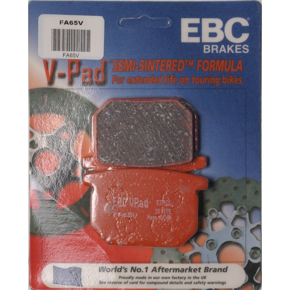 EBC 1 Pair V-Pad Semi-Sintered Touring Brake Pads For Suzuki GS650GL 1981-1983