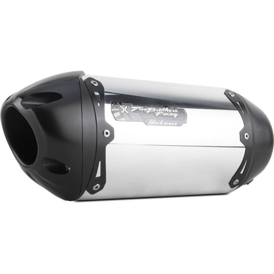 Two Brothers Racing S1R Black Series Aluminum Slip-On Exhaust 005-1920406-S1B