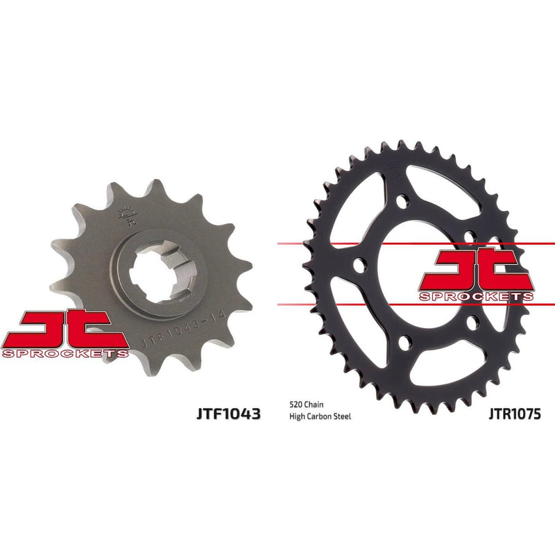 Load image into Gallery viewer, Front &amp; Rear Sprocket Kit for KYMCO 250 Venox 04-09 JT Sprockets
