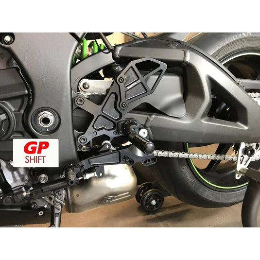 Vortex Racing Adjustable Rear Set Black - RS403K