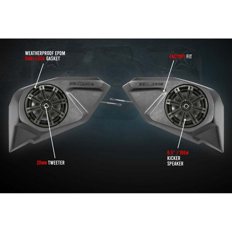 Load image into Gallery viewer, SSV Works Rear Door Pro 6.5&quot; Add On Unloaded Speaker Pods For Polaris RZR Pro 2020-2022
