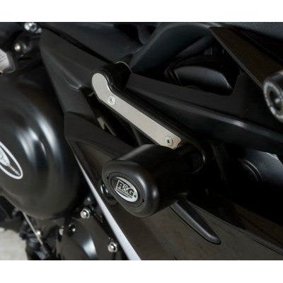 Load image into Gallery viewer, R&amp;G Racing Black Aero Style Crash Protection Bobbins For 2013-2016 Triumph Daytona 675 ABS
