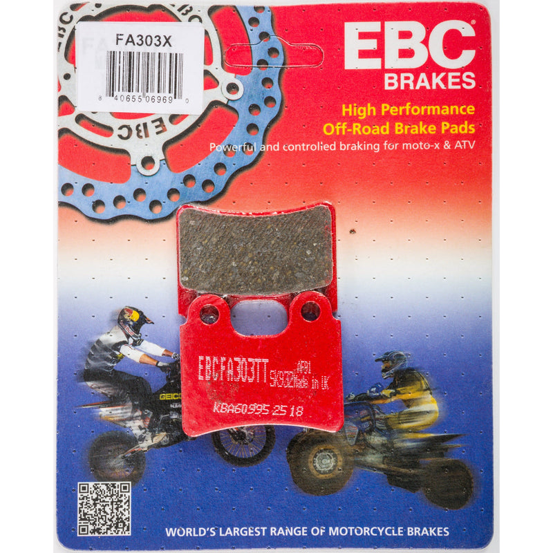 Load image into Gallery viewer, EBC 1 Pair Performance X-Series Carbon Brake Pads MPN FA303X
