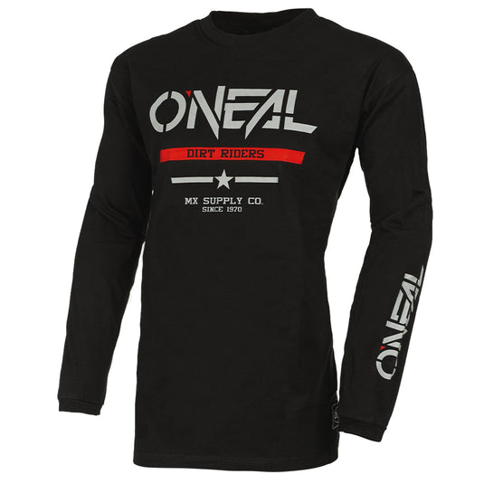Motocross Jersey 242 O'Neal Element Squadron Black / Grey Motocross Jersey
