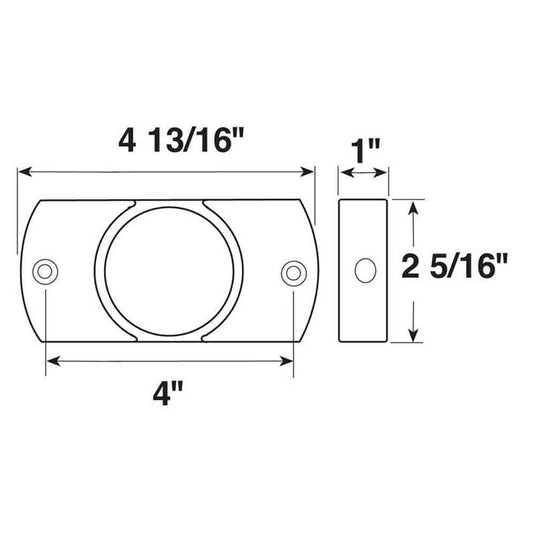 2 Inch Surface Mount Adapter