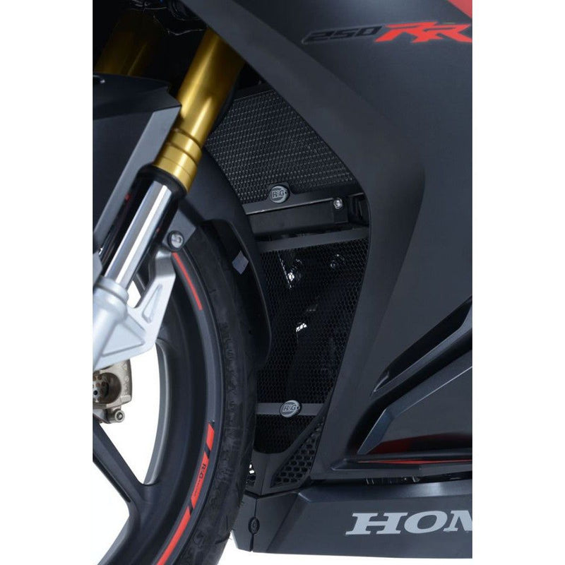 Load image into Gallery viewer, R&amp;G Racing Titanium Downpipe Grill For 2017-2020 Honda CBR250RR DG0024TI

