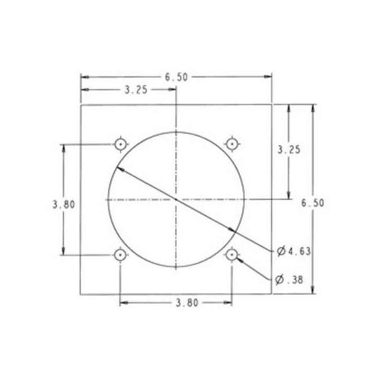 Recessed Heavy Duty Tie-Down Ring with Backing Plate