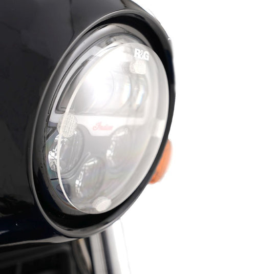 R&G Racing Clear Acrylic Headlight Shield For 2019-2024 Indian Motorcycles FTR1200