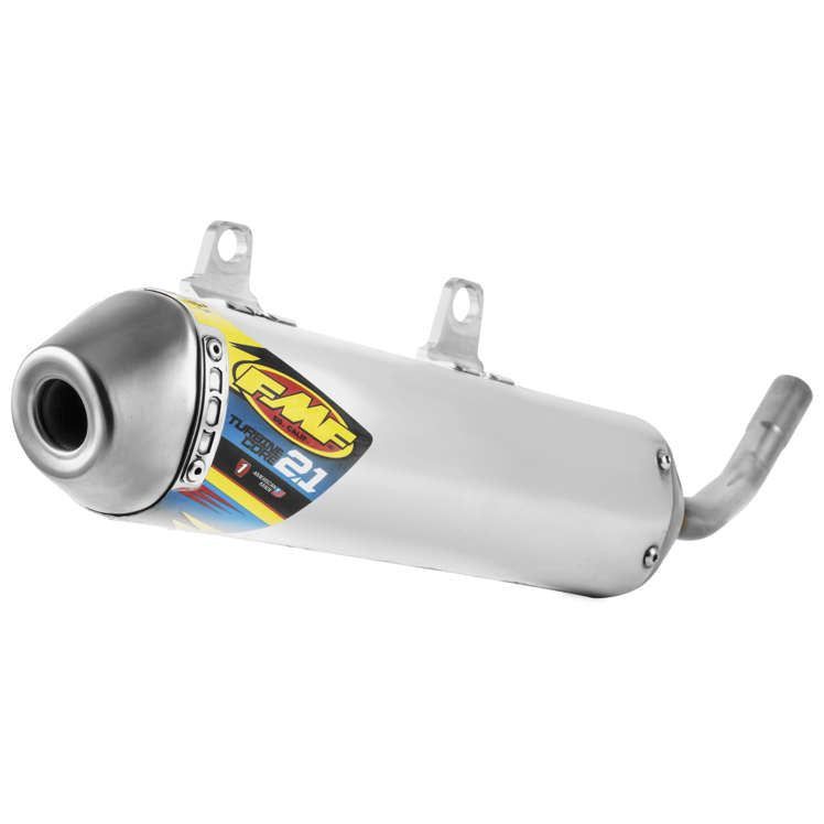 FMF Turbinecore 2.1 Silencer with Spark Arrestor Aluminum - 025220