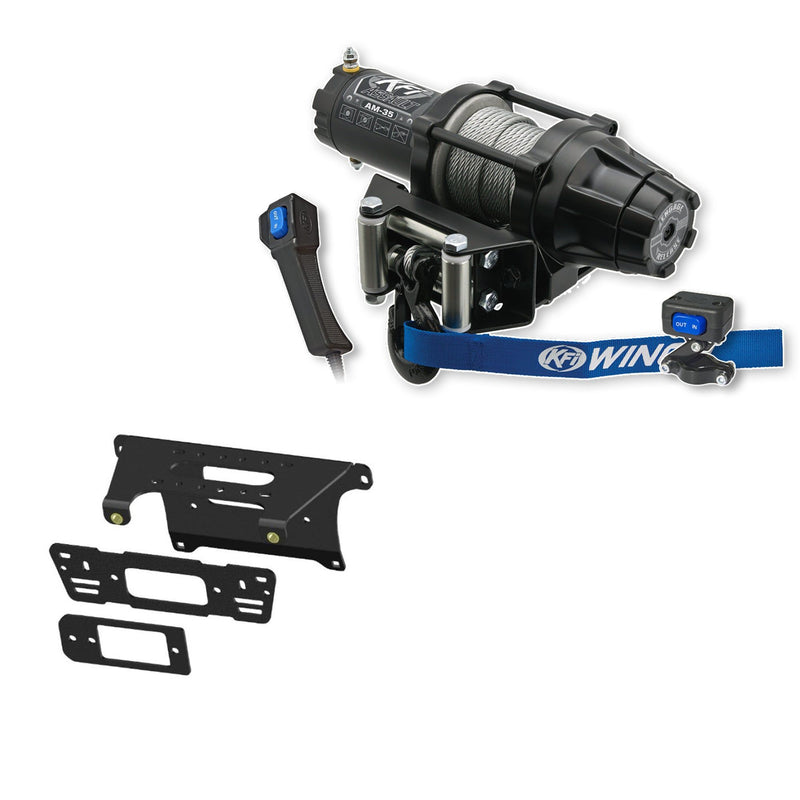 Load image into Gallery viewer, KFI Winch Kit For Polaris Diesel Ranger (1000) Full-Size 4x4 Crew 2015-2018

