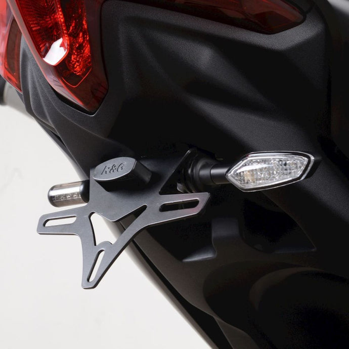 R&G Racing Black Tail Tidy License Plate Holder For 2020-2021 Yamaha TMAX 560