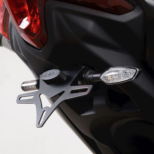 R&G Racing Black Tail Tidy License Plate Holder For 2020-2021 Yamaha TMAX 560