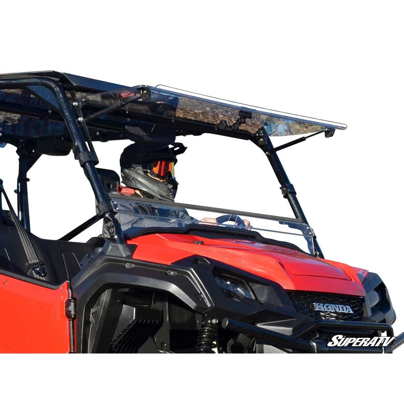 Load image into Gallery viewer, SuperATV Honda Pioneer 1000 Scratch-Resistant Flip Windshield FWS03-001-70

