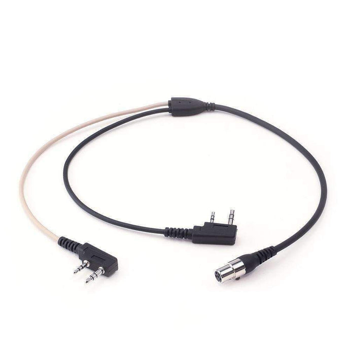 Rugged Radios DUAL RADIO Splitter  - Connect  2 Radios with  1 Listen Only and 1 Transmit and Receive SPLITTER-RH-LSO
