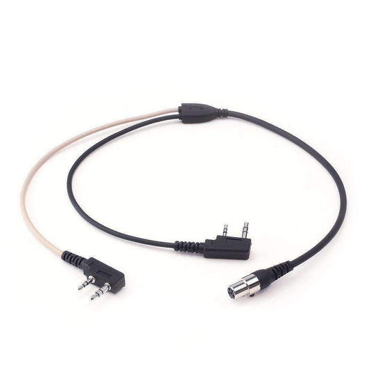 Rugged Radios DUAL RADIO Splitter  - Connect  2 Radios with  1 Listen Only and 1 Transmit and Receive SPLITTER-RH-LSO