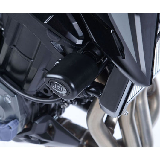 R&G Racing White Aero Style Crash Protection Bobbins For 2017-2024 Kawasaki Z900 ZR900