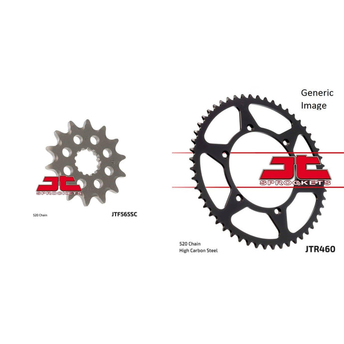 Front and Rear Steel Sprocket Kit for OffRoad KAWASAKI KLX300R 2003-2007