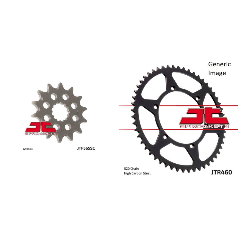 Load image into Gallery viewer, Front and Rear Steel Sprocket Kit for OffRoad KAWASAKI KLX300R 2003-2007
