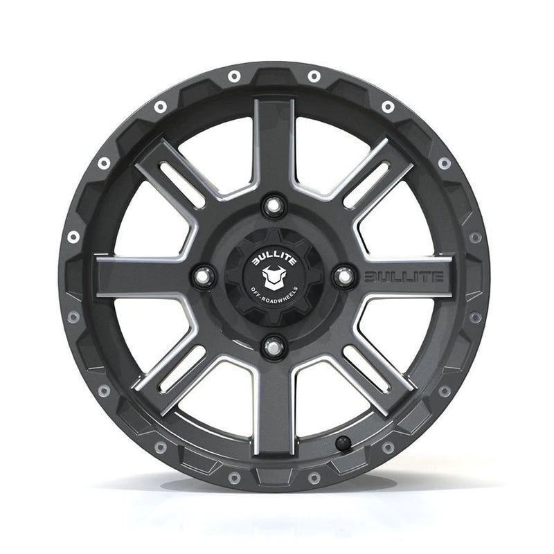 Load image into Gallery viewer, Bullite Lancer Wheel 14X7.0 Gun Metal 4/137 5+2
