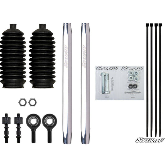 SuperATV Polaris Ranger XP 900 Billet Aluminum Hex Tie Rod Kit TRRA-P-RAN900-B