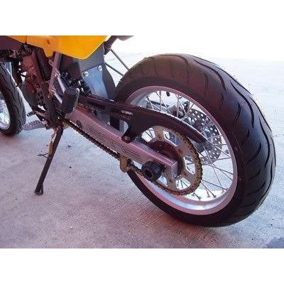 Load image into Gallery viewer, R&amp;G Racing Black Swingarm Protectors For 1997-2012 Husqvarna SM125
