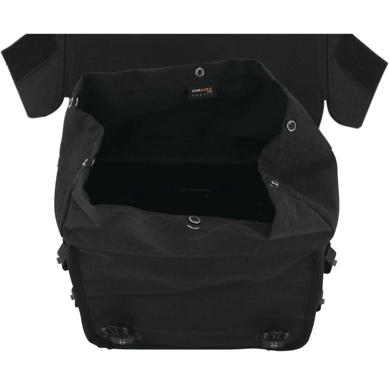 Load image into Gallery viewer, Burly Brand Voyager Throw Over Saddlebags Black - B15-1002B
