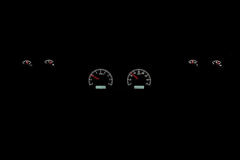 Load image into Gallery viewer, Dakota Digital 1973-1977 Chevrolet Malibu/Monte Carlo/El Camino/GMC Sprint VHX Black White Display Gauge Kit VHX-73C-CVL-K-W
