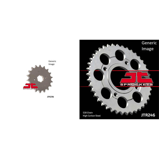 Front & Rear Sprocket Kit for Street HONDA CM450E 1982-1983