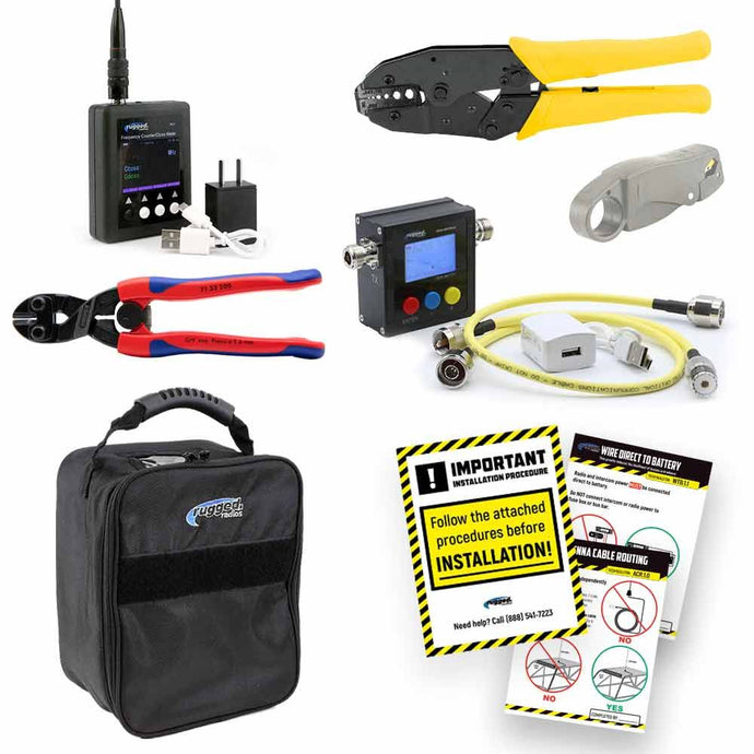 Rugged Radios Technician Tool Kit with Carrying Bag TECH-TOOL-KIT