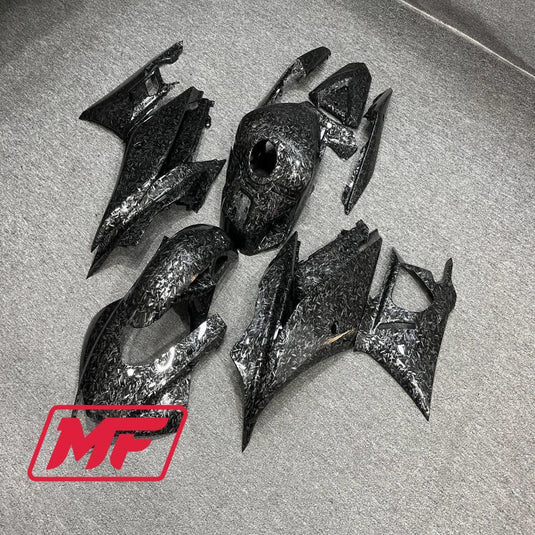 Monster Fairings Full Kit Yamaha R3 19-22 Forged Carbon Fiber Style + Windshield + Gas Tank Cover