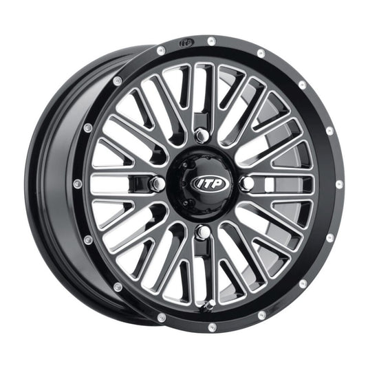 ITP Momentum Wheel Machined Black 15x7 4/137 5+2 1522740731B