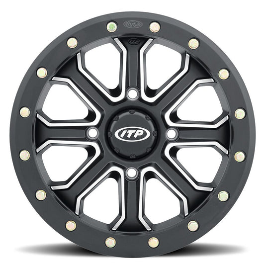 ITP Velocity Intertia Beadlock Wheel Matte Black 15x7 4x156 5+2 1522530727B