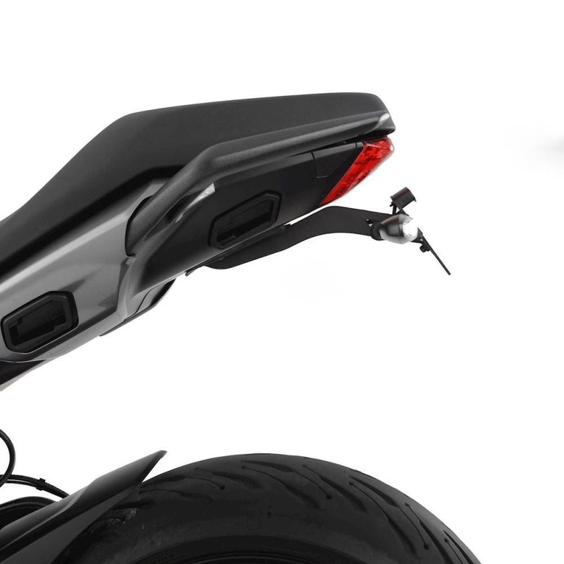 Load image into Gallery viewer, R&amp;G Racing Black Tail Tidy License Plate Holder For 2022-2024 Triumph Tiger 660 Sport
