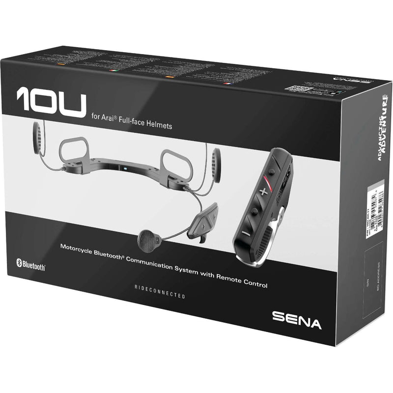 Load image into Gallery viewer, SENA 10U Bluetooth Comm System w/ Handlebar Remote For Arai Full-Face Helmets
