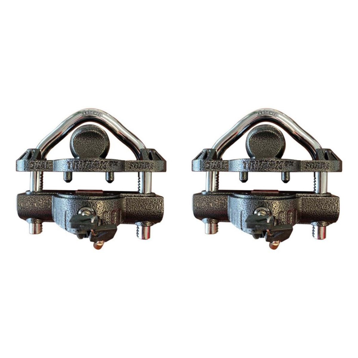 Two Pack Keyed-Alike Universal Trailer Coupler Locks