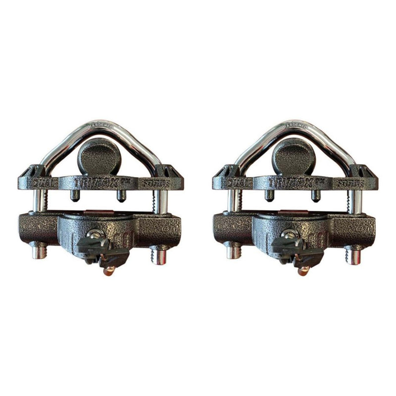 Load image into Gallery viewer, Two Pack Keyed-Alike Universal Trailer Coupler Locks
