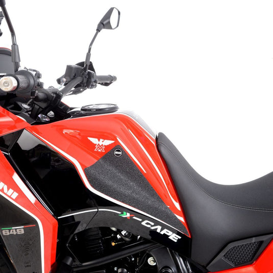 R&G Racing Black Tank Traction Grips For 2021-2024 Moto Morini X-Cape EZRG2600BL